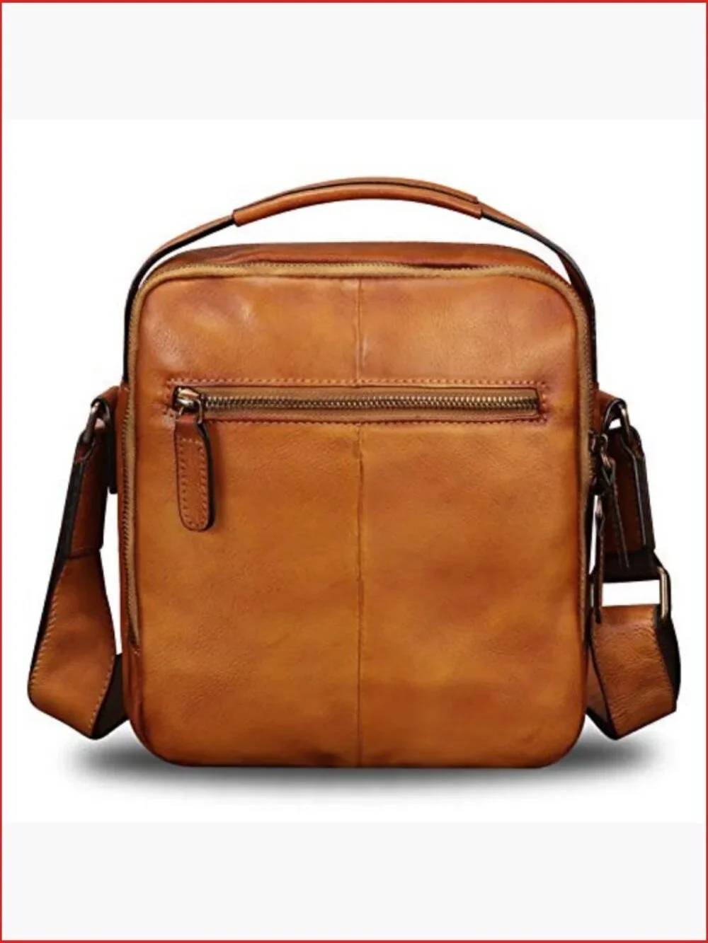 Vintage Genuine Leather Messenger Bag Crossbody Satchel Purse